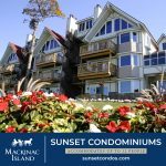 Sunset Condominiums is one of many Mackinac Island places to stay that can accommodate groups of five people or more.