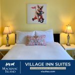 Village Inn Suites is one of many Mackinac Island places to stay that can accommodate groups of five people or more.