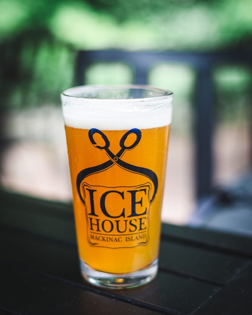 Ice House BBQ has a wide variety of beers on tap that visitors can enjoy in the outdoor dining garden.
