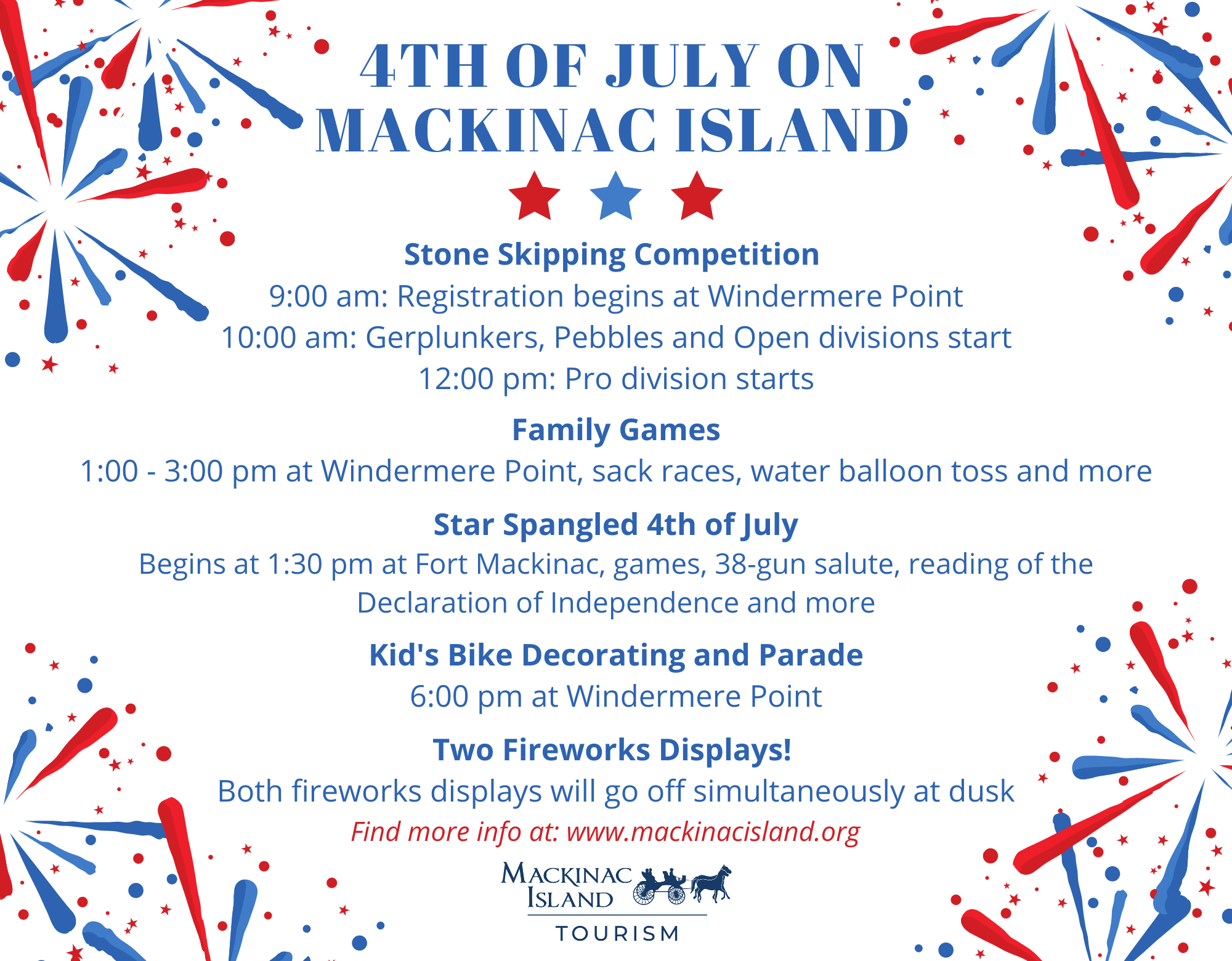 4th of July on Mackinac Island - Mackinac Island Tourism Bureau