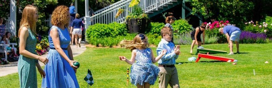 Just as Mackinac Island hosted lawn games such as bocce ball and croquet in the 1800s, you can enjoy the classic games today.