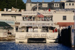 Most Mackinac Island visitors arrive by ferry boat after parking their cars in either Mackinaw City or St. Ignace.