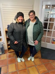 A photo of the first customers of the 2022 season at Mackinac Wellness, an exclusive concierge spa service