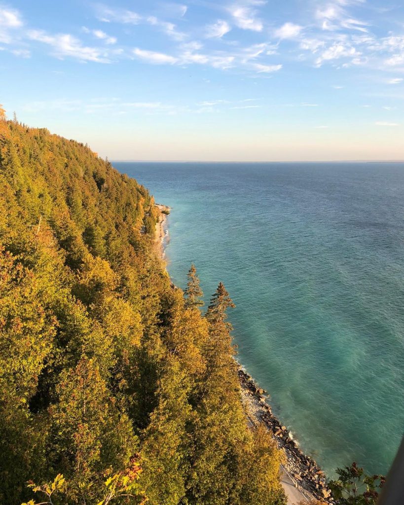 Views on Mackinac Island like this one from the East Bluff make you feel as if you’ve been transported to another world.