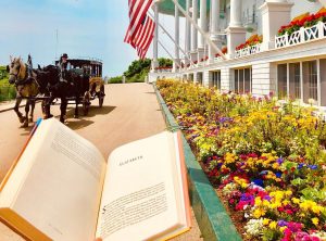 Mackinac Island is full of unique places such as Grand Hotel where you can escape with a book and let your imagination run free.