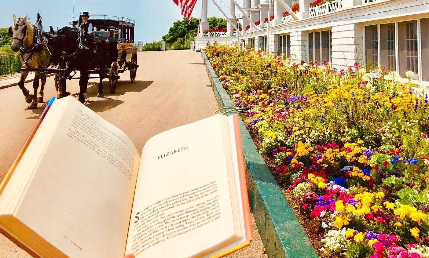 Mackinac Island is full of unique places such as Grand Hotel where you can escape with a book and let your imagination run free.