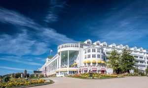 Grand Hotel on Mackinac Island was built in the late 1800s and features the longest front porch in the world