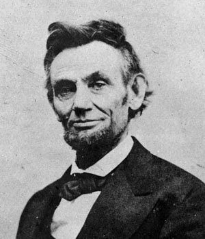 Black and White Photo of Abraham Lincoln