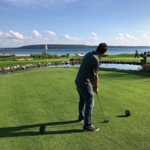 Social distancing is a natural way of experiencing Mackinac Island, where you can escape to one-of-a-kind golf courses.