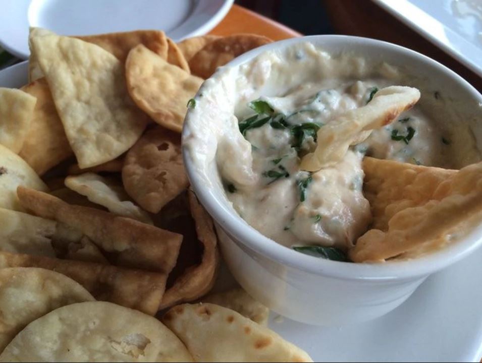 Whitefish dip is an appetizer you can find at many Mackinac Island restaurants including Round Island Bar at Mission Point.