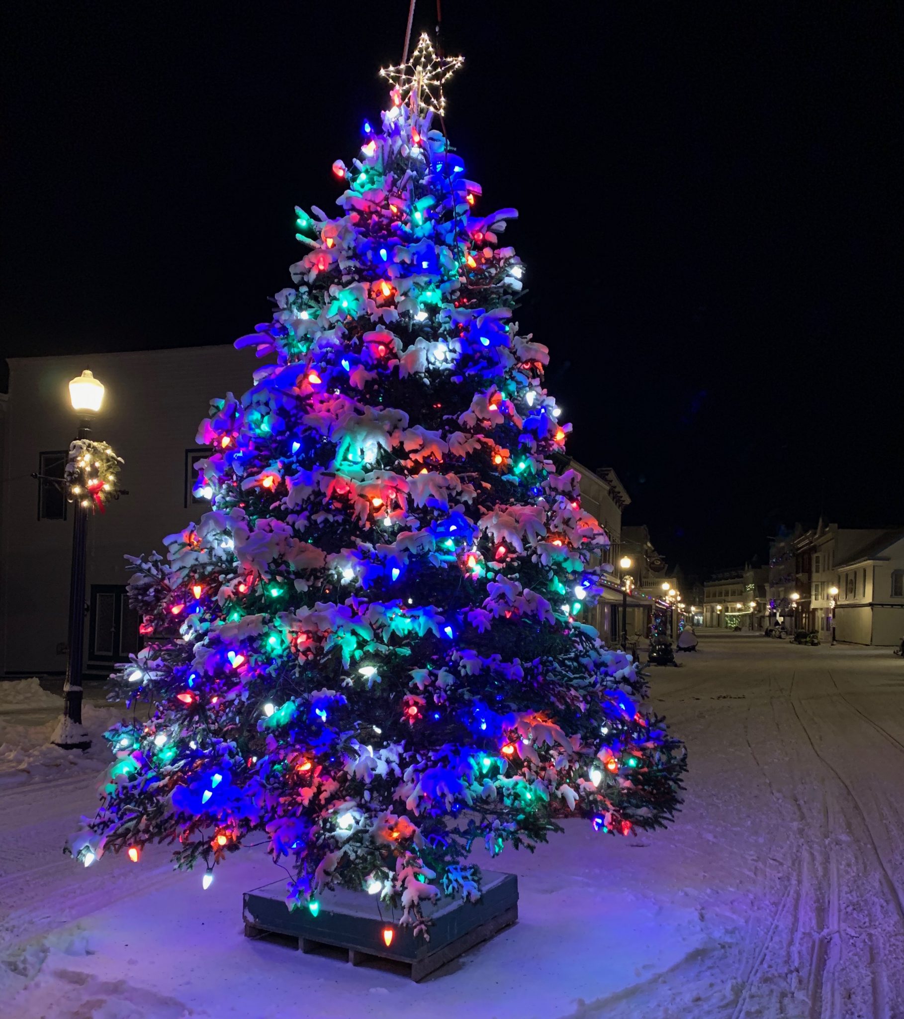 Christmas Tree Lighting Mackinac Island Tourism Bureau